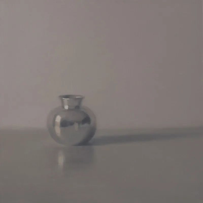 孤独感#柔和的光影和质感,她的静物画散发着一种孤独感!