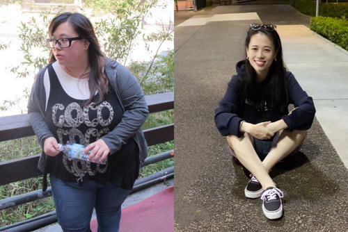 正妹|因言语霸凌立志减肥！女网友从135kg→53kg变身正妹