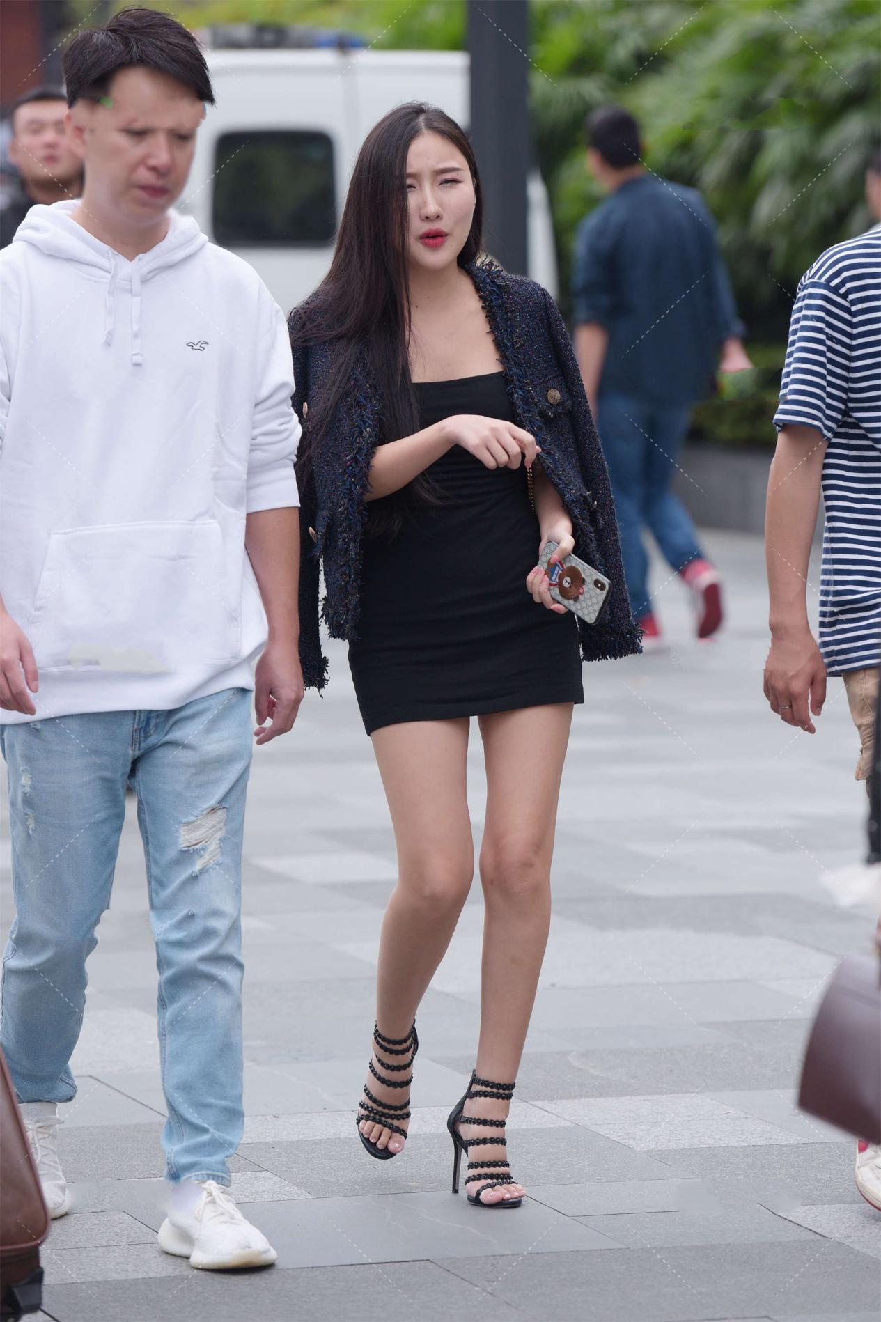 无袖连衣裙, 外搭小香风外套, 轻松打造甜酷女孩