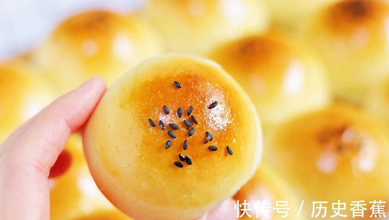 香甜|自制奶香面包,做法不难,香甜松软,比买的还好吃