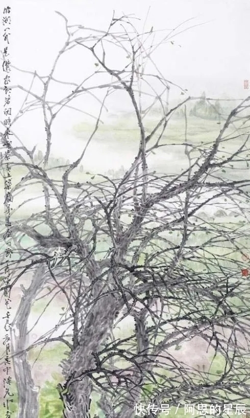 田园！有田园的诗意，有诗意的田园｜陈危冰山水画