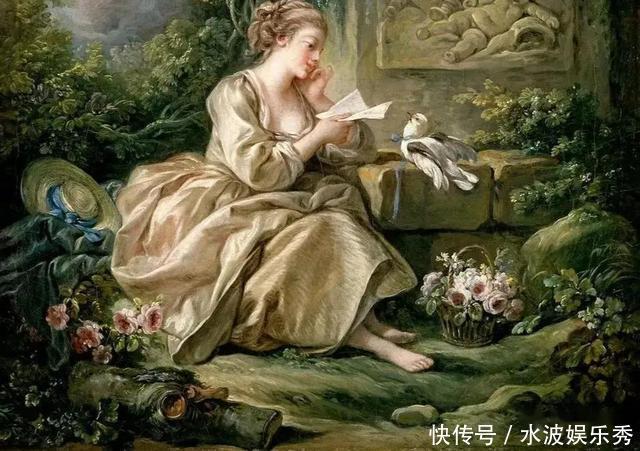 洛可可$浅谈西方画家以姿态丰腴的女性油画,寓意法国贵族的豪放性情