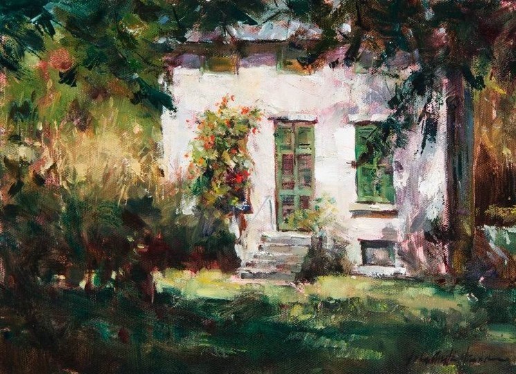 乡村@风景·乡村小景:美国油画家 约翰·奥斯汀·汉娜 的作品欣赏