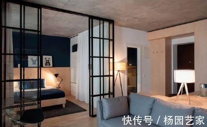 储物柜|53平米小户型,门厅打满柜子,全屋用玻璃门做隔断