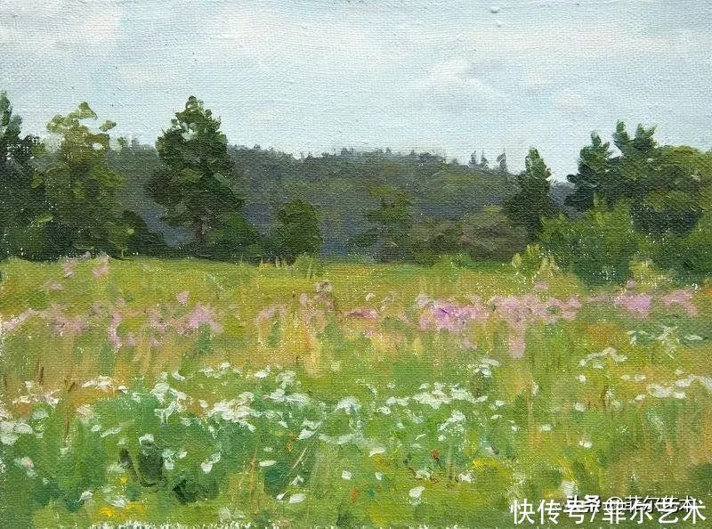 victori俄罗斯女画家维多利亚·哈尔琴科风景油画作品欣赏