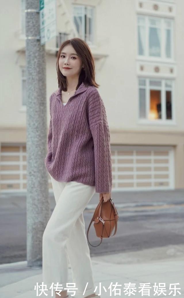  秋冬|今年秋冬的最百搭奖，我颁给“毛衣+直筒裤”，不分年龄谁穿谁美