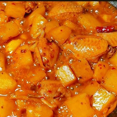土豆|超好吃巨下饭鸡翅炖土豆