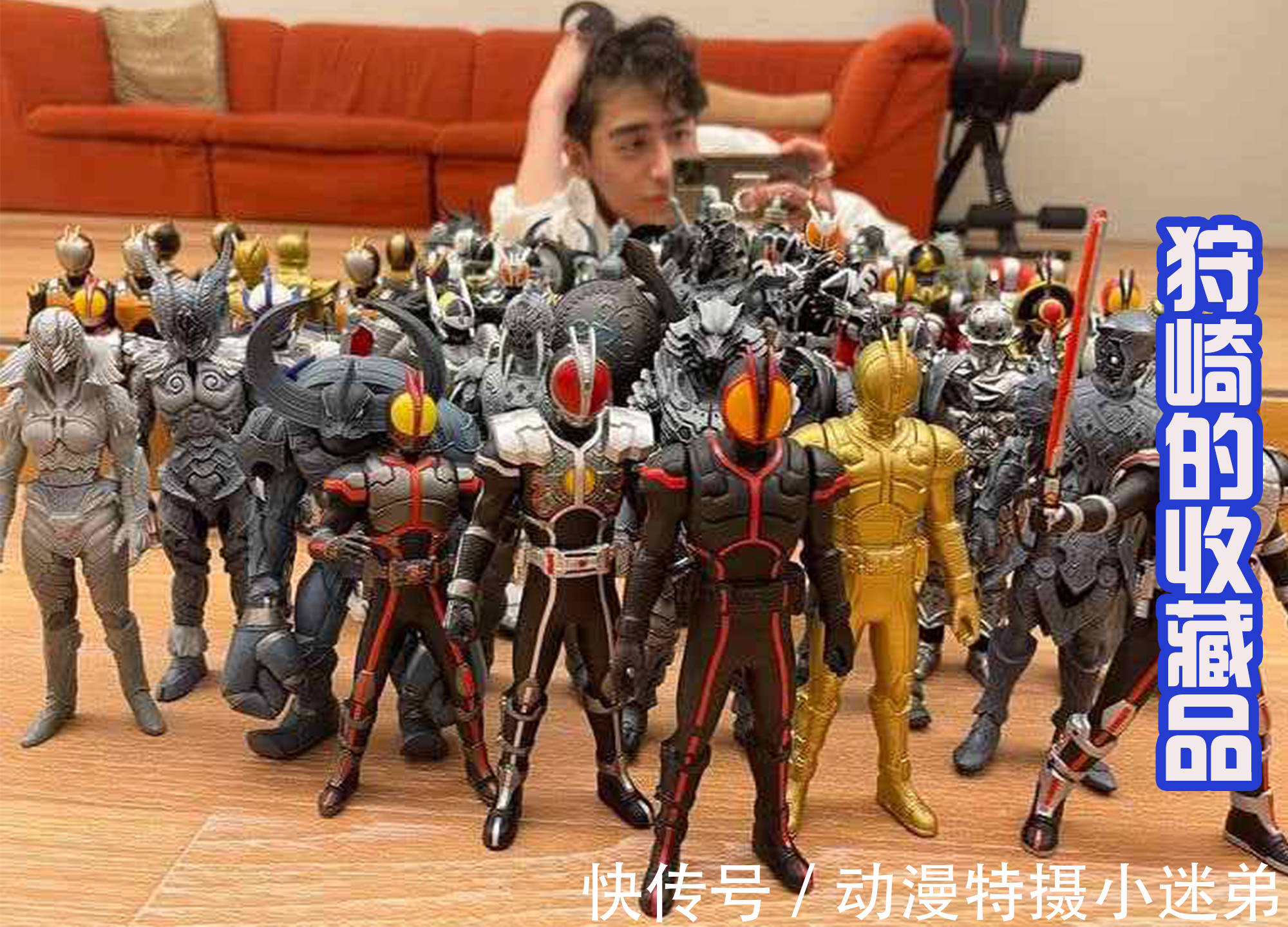 假面骑士|狩崎的实验室是宝库,有各种骑士的手办,还有很多腰带,羡慕吗?