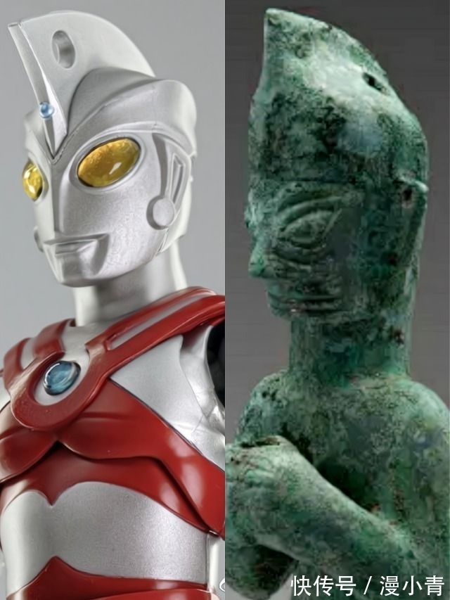 文物|三星堆出土“奥特曼”?相似度高达100%,确定两者没有关系?