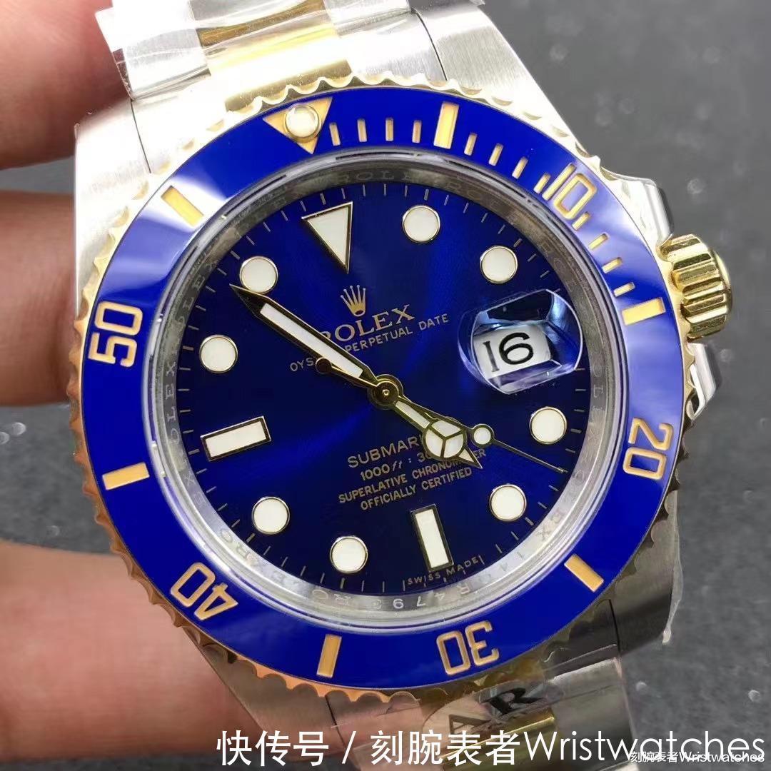 劳力士 唯一904钢:AR厂劳力士间金蓝水鬼「超越N厂」品鉴!