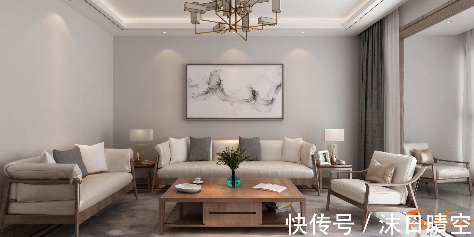 装饰|【鲁班装饰】天水嘉园155㎡现代中式,内涵之美