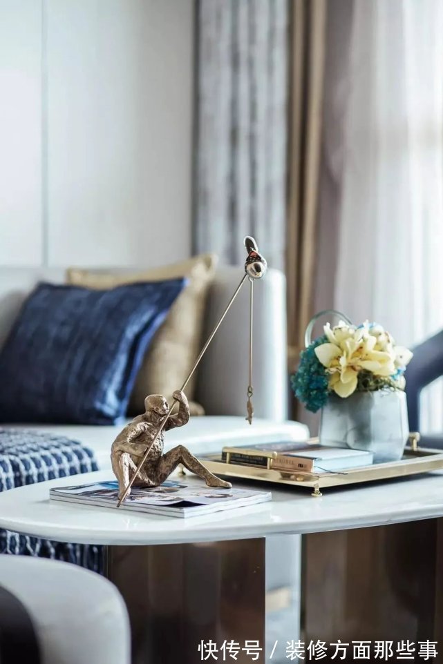 安静|110平中式风三居室,有一种华丽与禅意气质