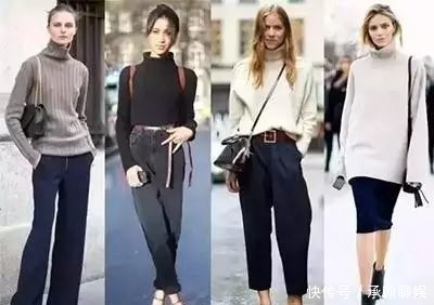 今年最火的高领毛衣，这样穿才够美！