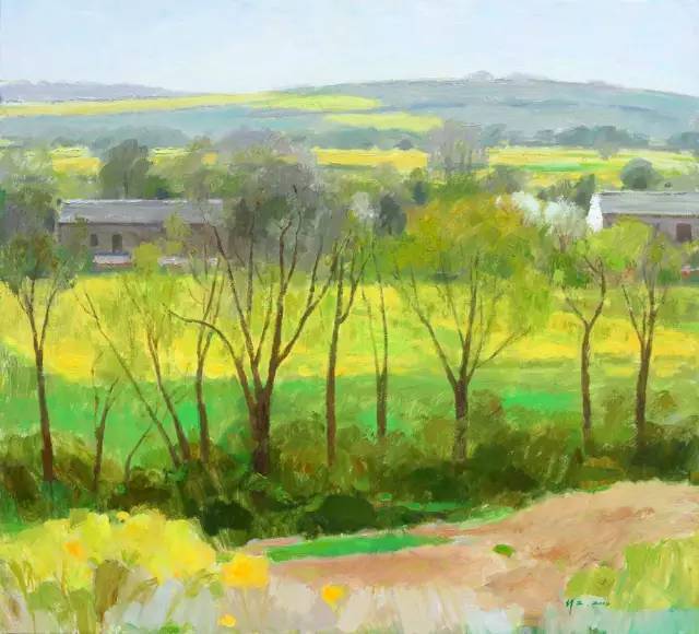 高级色彩,沈行工独特的诗意性油画