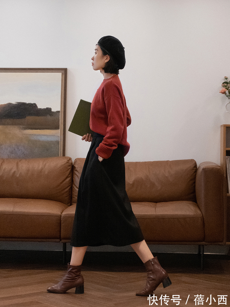 搭配|今年建议多穿“针织衫”和“半身裙”,学会这样搭,优雅到骨子里