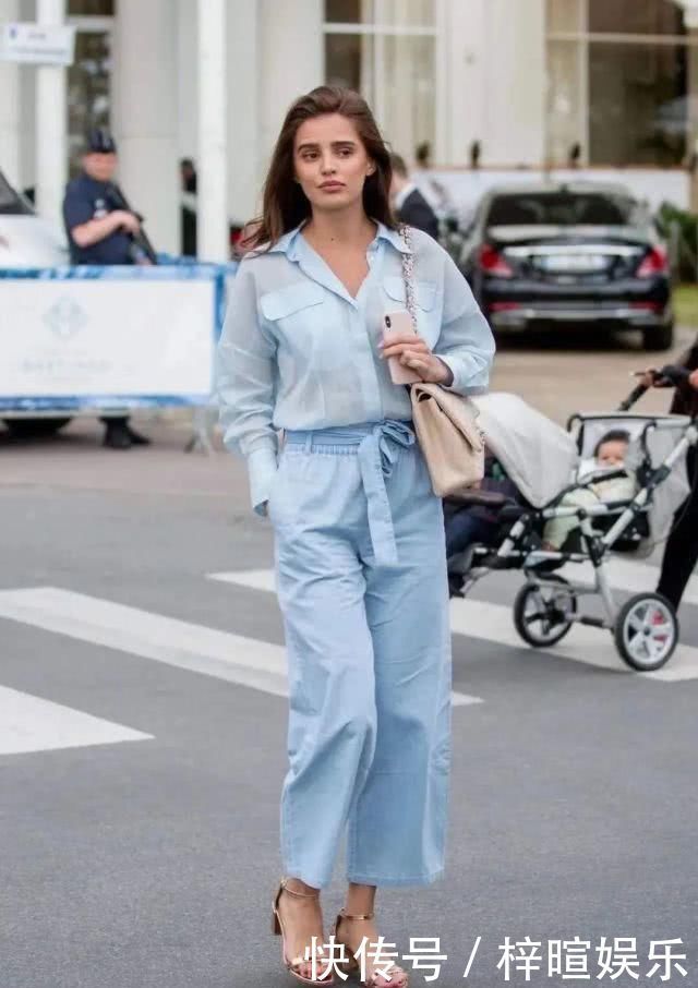 时尚穿搭衬衫+裤子=2020春夏正流行,超超超超超时髦