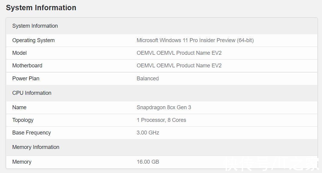 surf新款微软 Surface 设备现身 GeekBench，搭载骁龙 8cx Gen 3