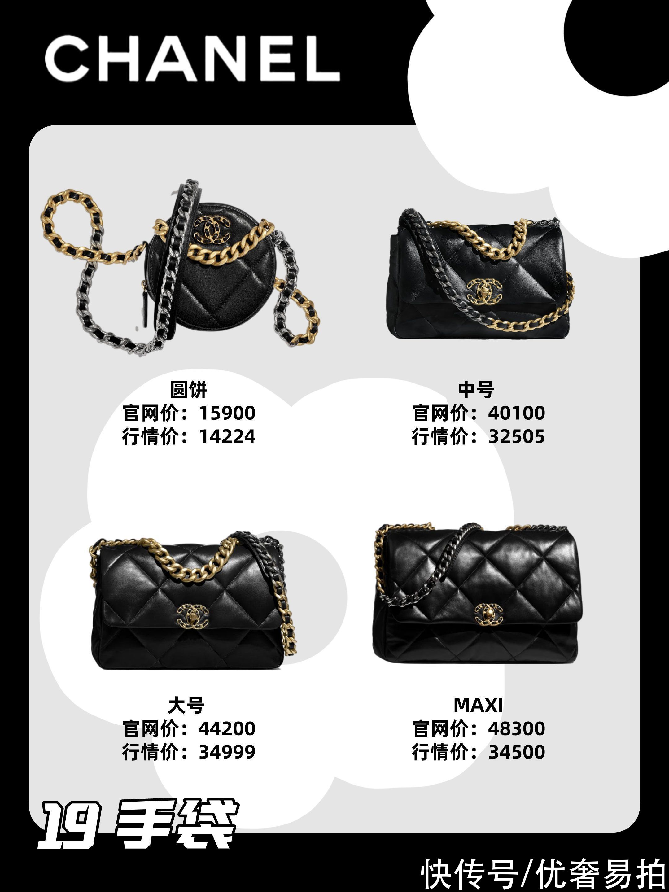 chanel 奢侈品种草｜Chanel全系列包包｜9月最新二手价