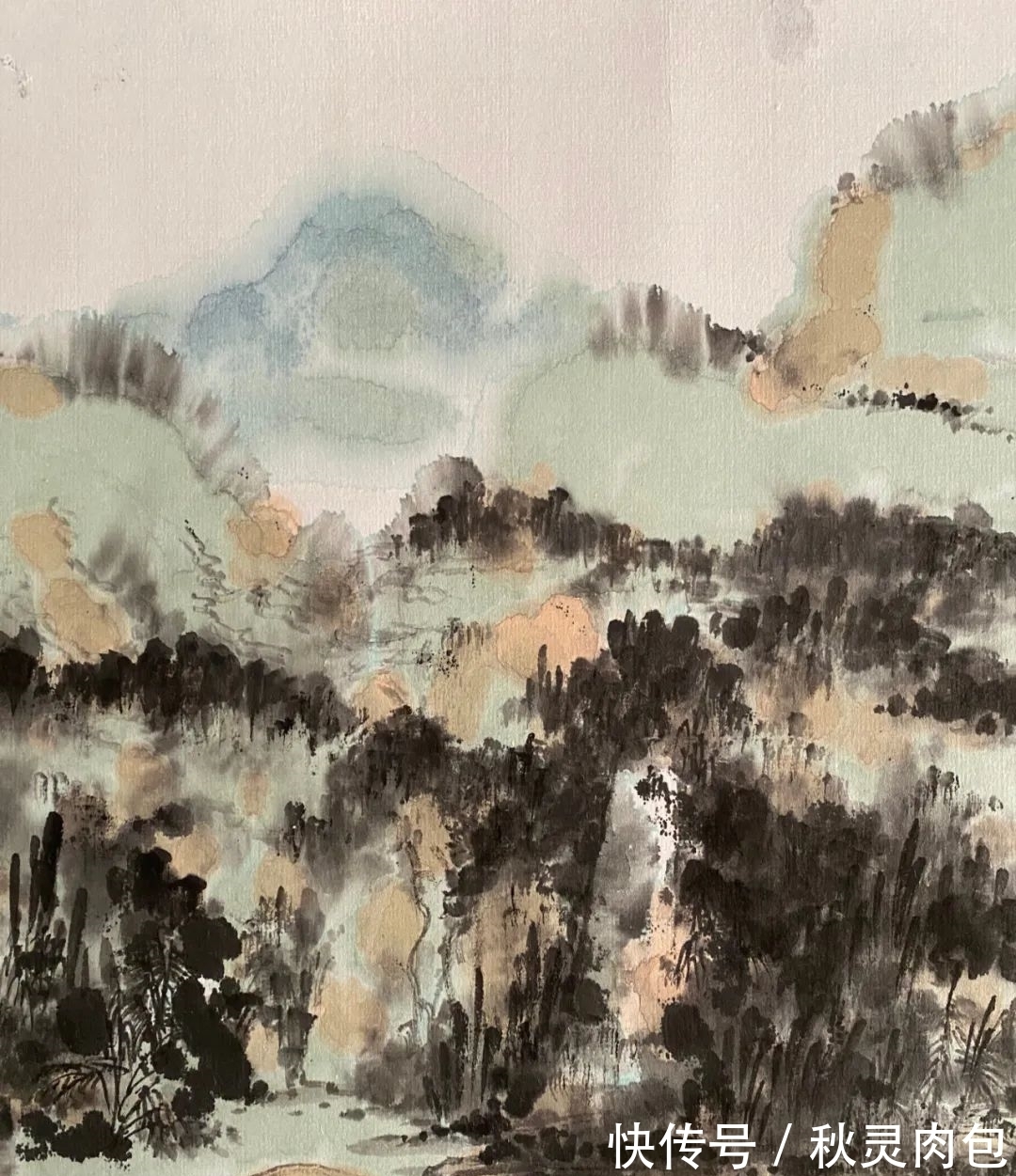 黄宾虹!水墨诗意——任海荣山水画艺术品鉴