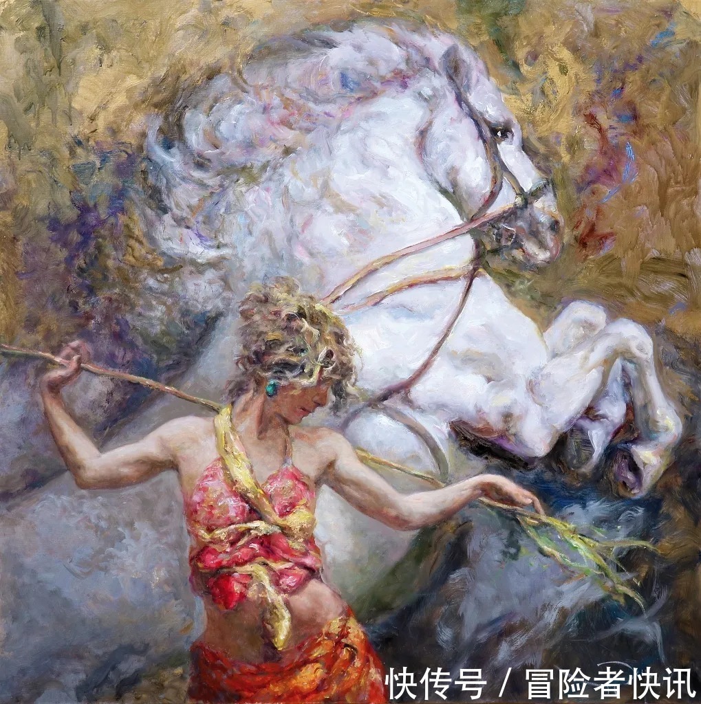 罗约@独特的艺术天赋,对色彩和纹理的戏剧性使用!