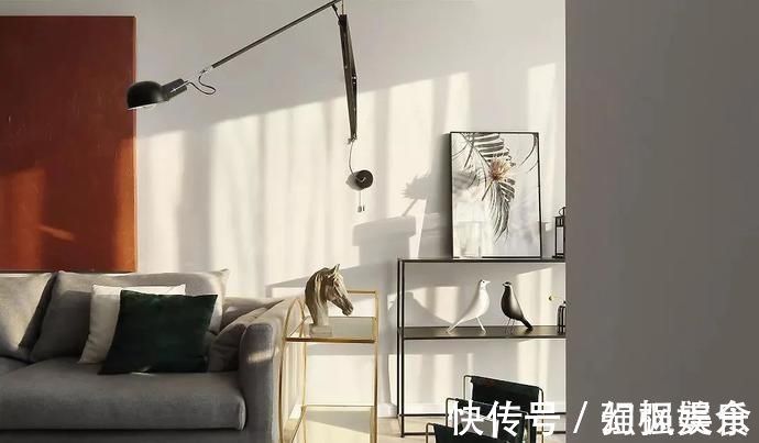 背景墙|107㎡现代轻奢风格装修,时尚精致演绎优雅品位