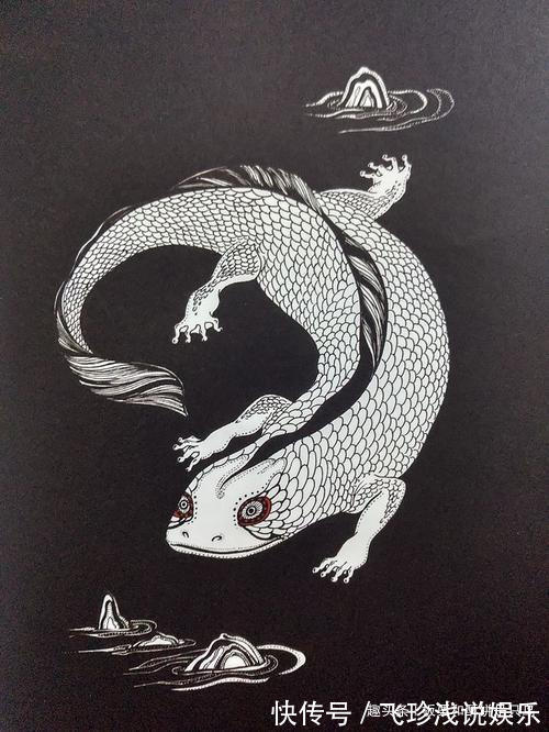 大鲵!人鱼是真实存在的吗?山海经给了我们答案,人面鱼身现存于世