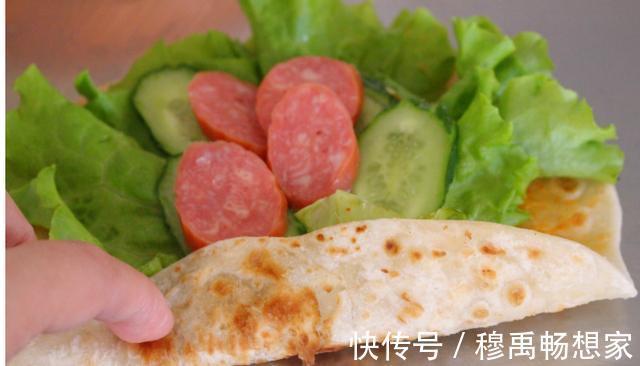 别让主食变得索然无味，试试劲道又弹牙的卷饼，用料少操作简单