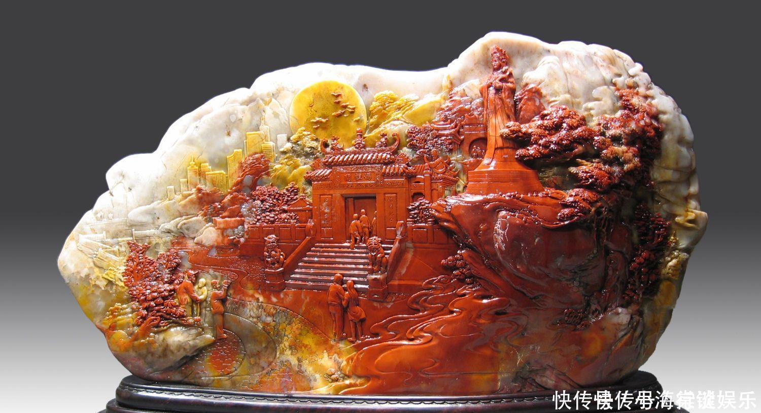 中国传统的四大印章石之一寿山石