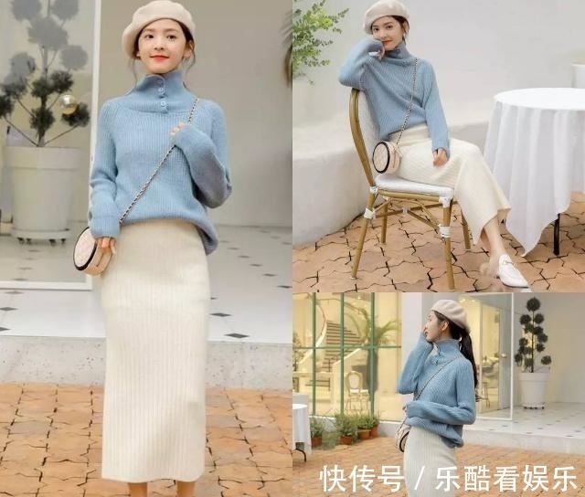 毛衣|今年流行宽松毛衣搭配半身裙,时髦又大气!显瘦减龄超好看~