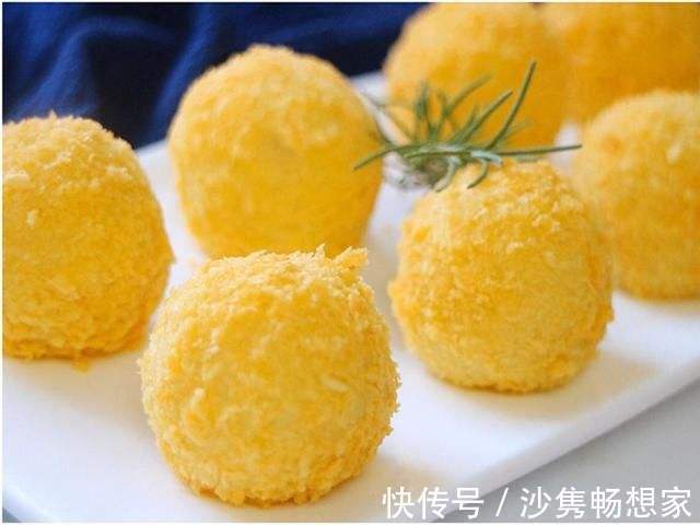 做法|烤奶酪土豆球,用烤箱烤熟,做法省事,超受孩子的欢迎!