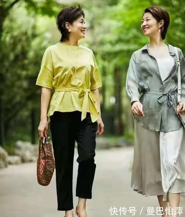 下装|50岁的微胖女人,穿衣要扬长避短,掌握这些穿搭技巧,才够美