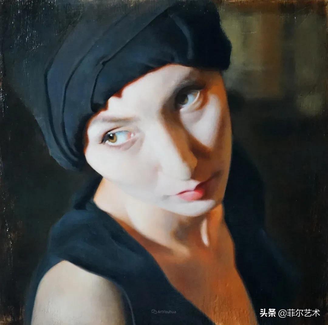 安妮·罗达!法国画家安妮·罗达超高清、超写实人物油画作品欣赏