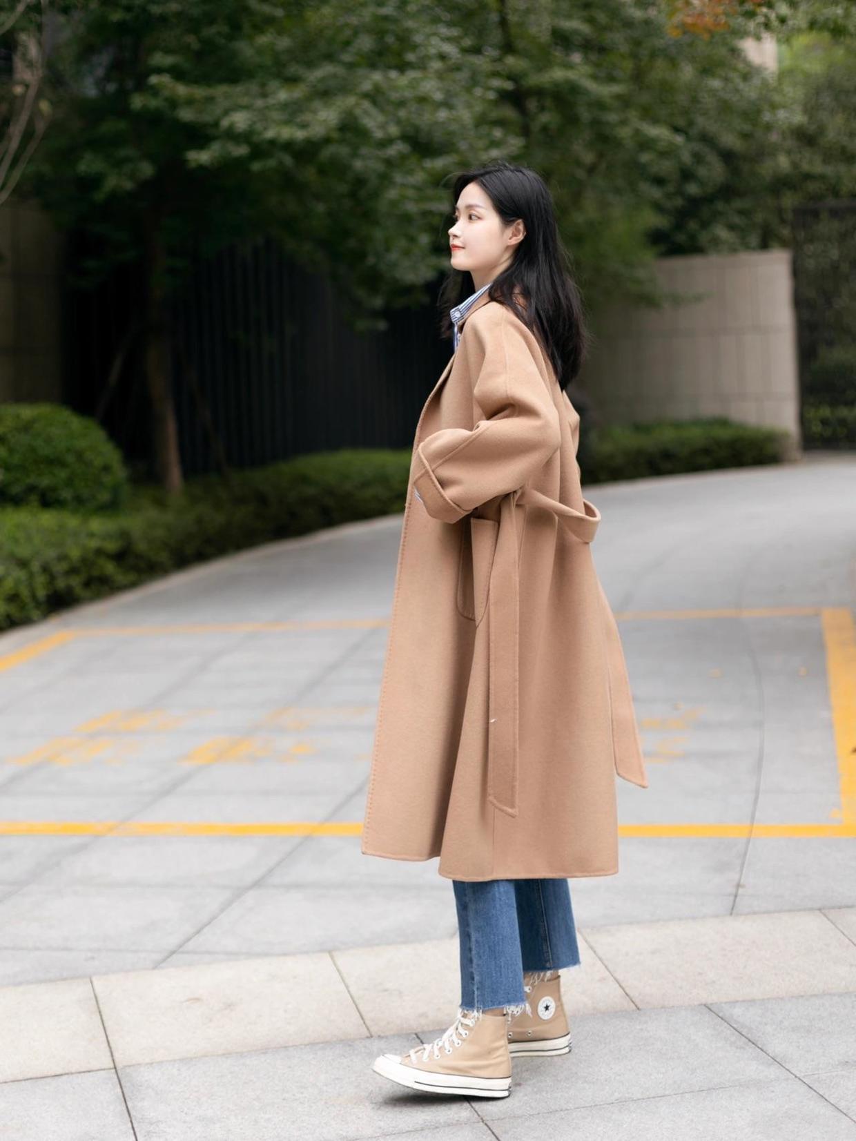 牛角扣|慵懒风大衣你get了吗?减龄又休闲,冬日的宝藏搭配!