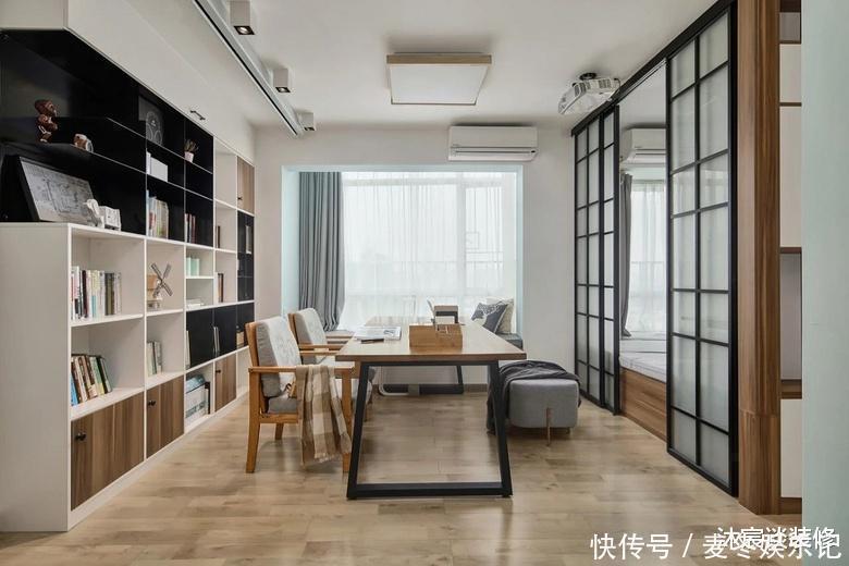 书房|她将客厅去掉,54㎡变四室,完工后,蜗居变豪宅,惊艳了整个小区
