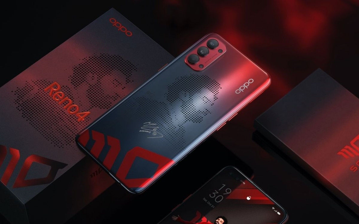 OPPO|OPPO 推出 Reno4 Mo Salah 定制版，约合 2796 元