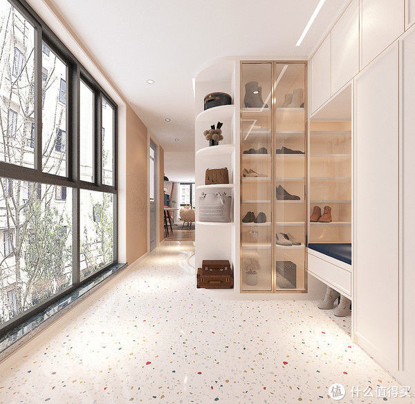 卧室|参观完47岁阿姨的家,感觉自叹不如,仅有47㎡却装修很敞亮又前卫