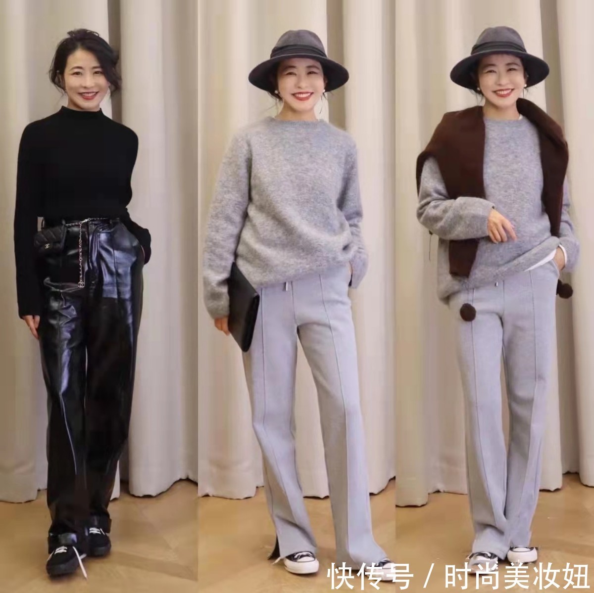 舒适度 穿衣好看不全靠身材，这位博主160cm，照样穿得洋气又高挑