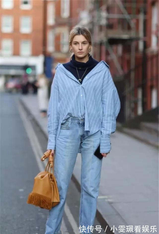 格纹|卫衣穿了几十年,早该换了!今年来一件“衬衫外套”,时髦又百搭