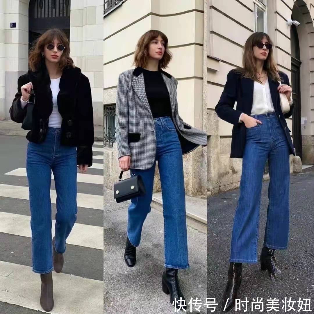 大衣 “牛仔裤”才是万能搭配神器,怎么搭都洋气减龄,经典不过时