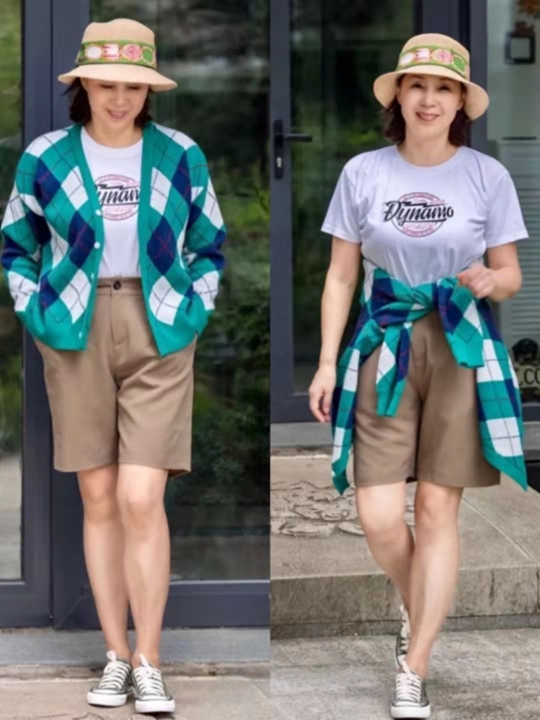 针织衫 时尚无关年龄,这位65岁微胖奶奶靠穿搭收获人气,越老越有优雅范