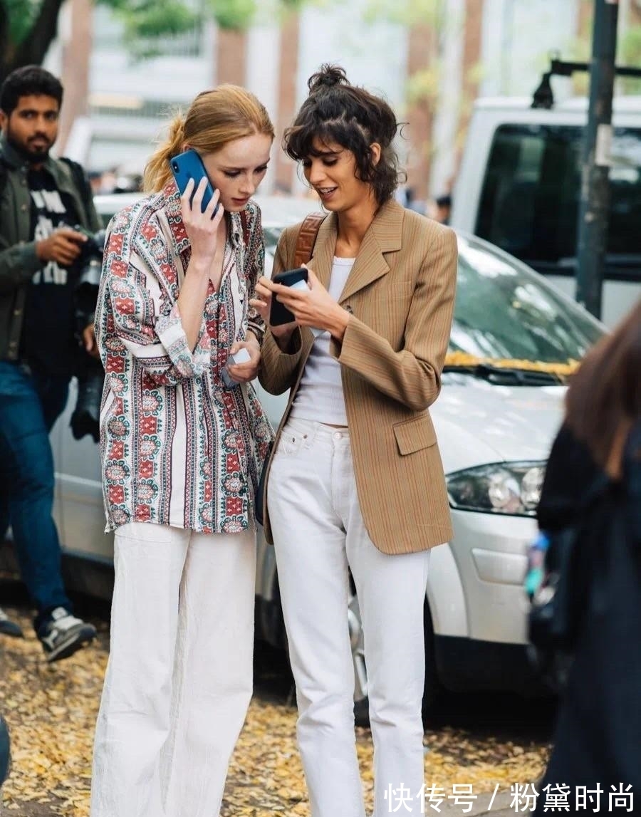 长裤 今年流行一种风格,叫:大衣+长裤,显瘦又高挑,换种思路更时髦