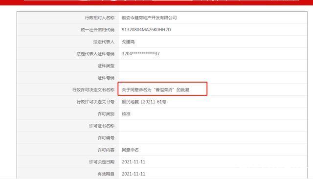 香格里拉|案名批复公示!江苏今创淮阴区首子就要启幕!