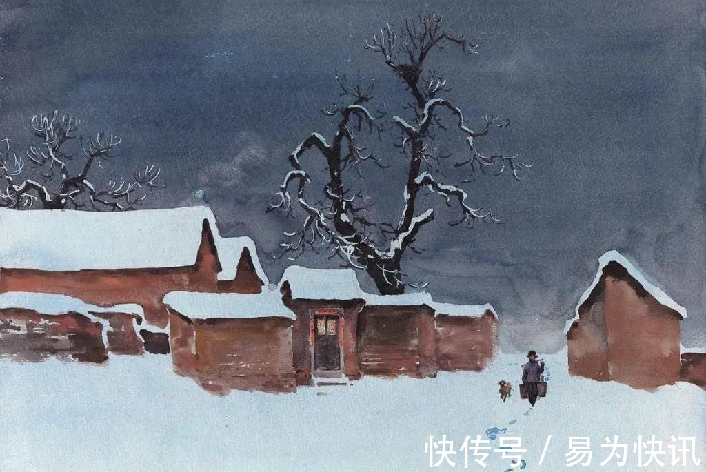 徐悲鸿！他被徐悲鸿称为“中国艺术界卓绝天才”，融入水墨意境的水彩，太美好了！