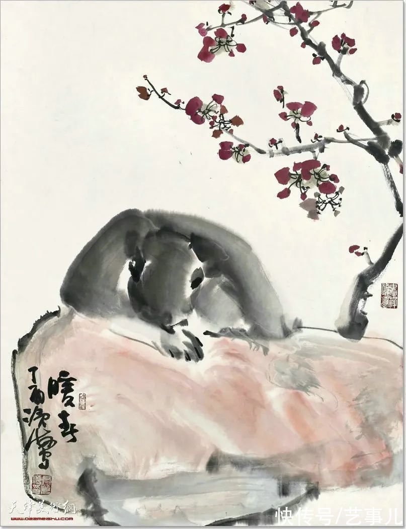 山静居画论#尹沧海教授动物系列作品欣赏:富有诗意的意象世界