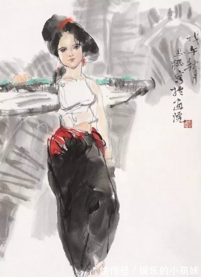 水墨!周思聪:开拓了水墨人物画的当代语言现代化探索潮流的走向!