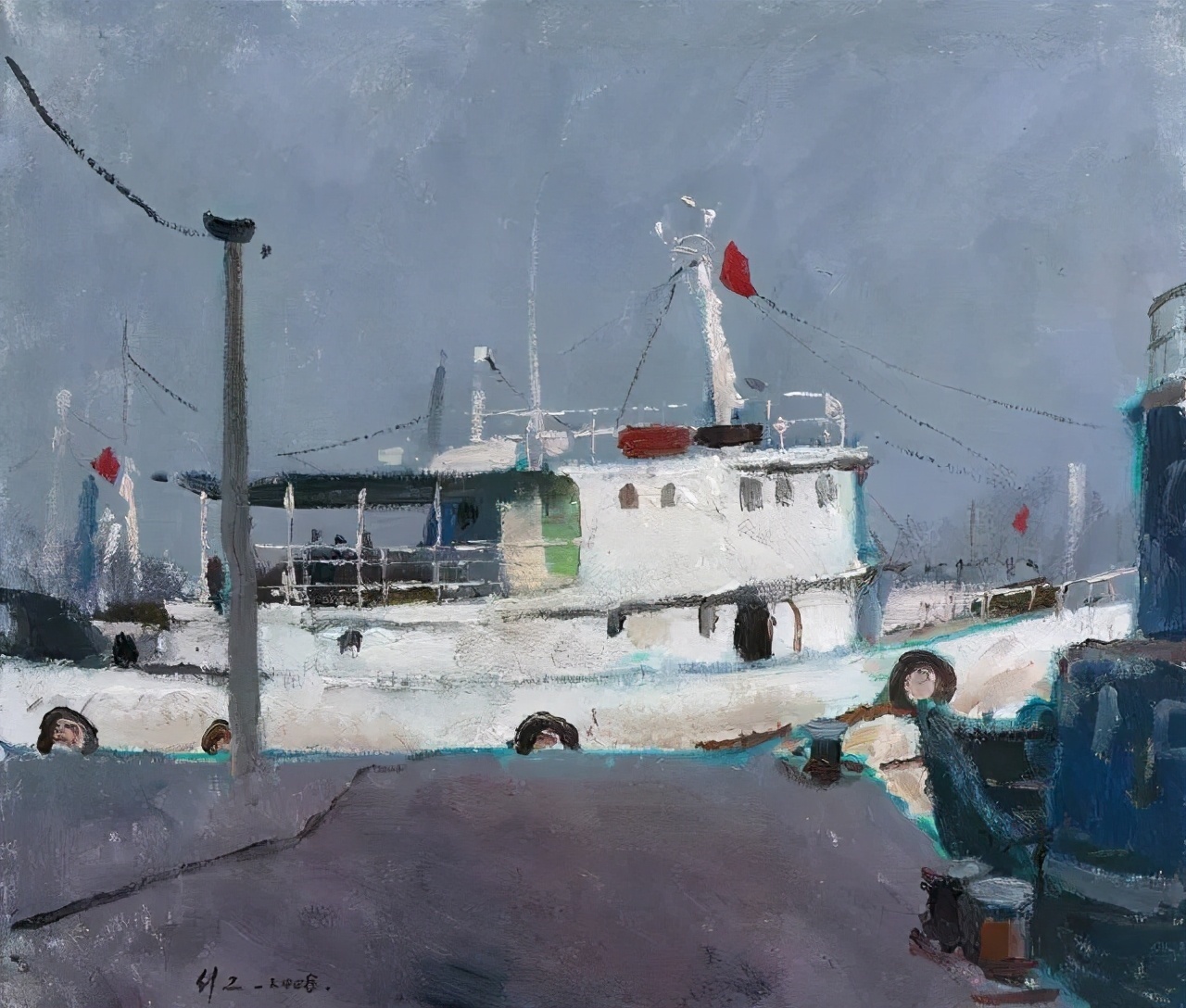 高级色彩,沈行工独特的诗意性油画