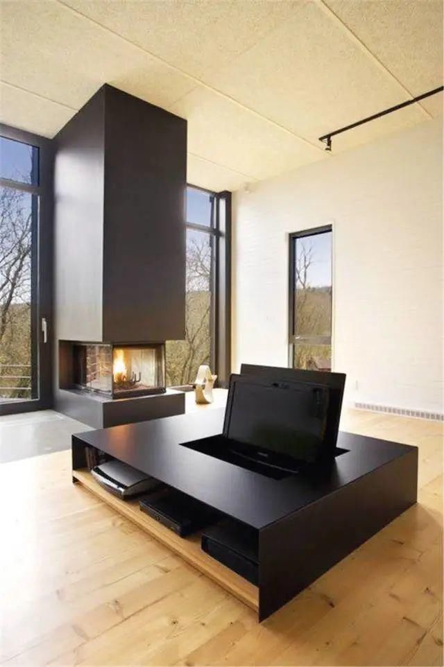 翻盖式|颠覆传统电视柜模式，给电视安个新家