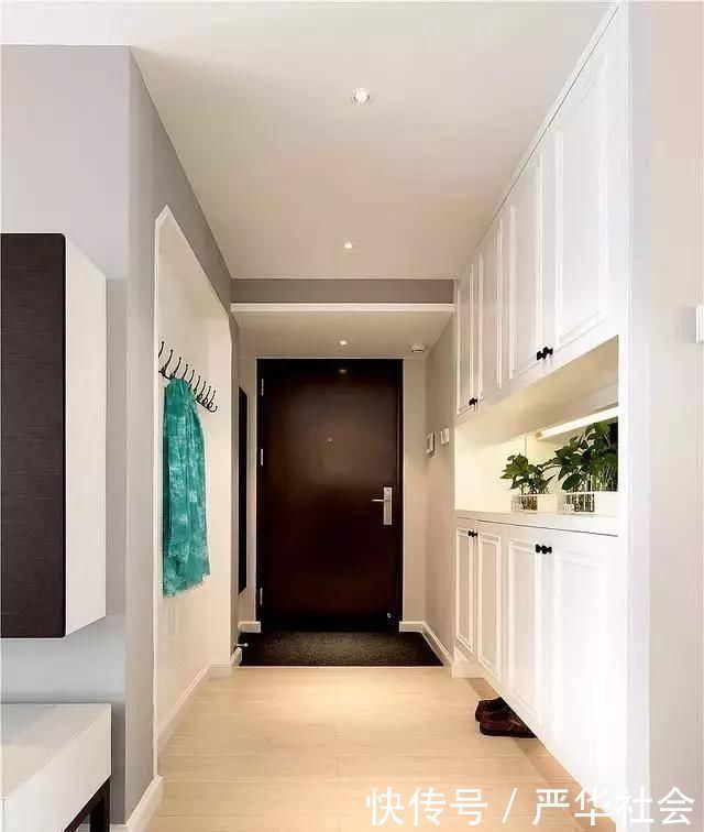 小户型|去邻居们家串门,一进门就被入户鞋柜惊艳到了,款款漂亮又实用