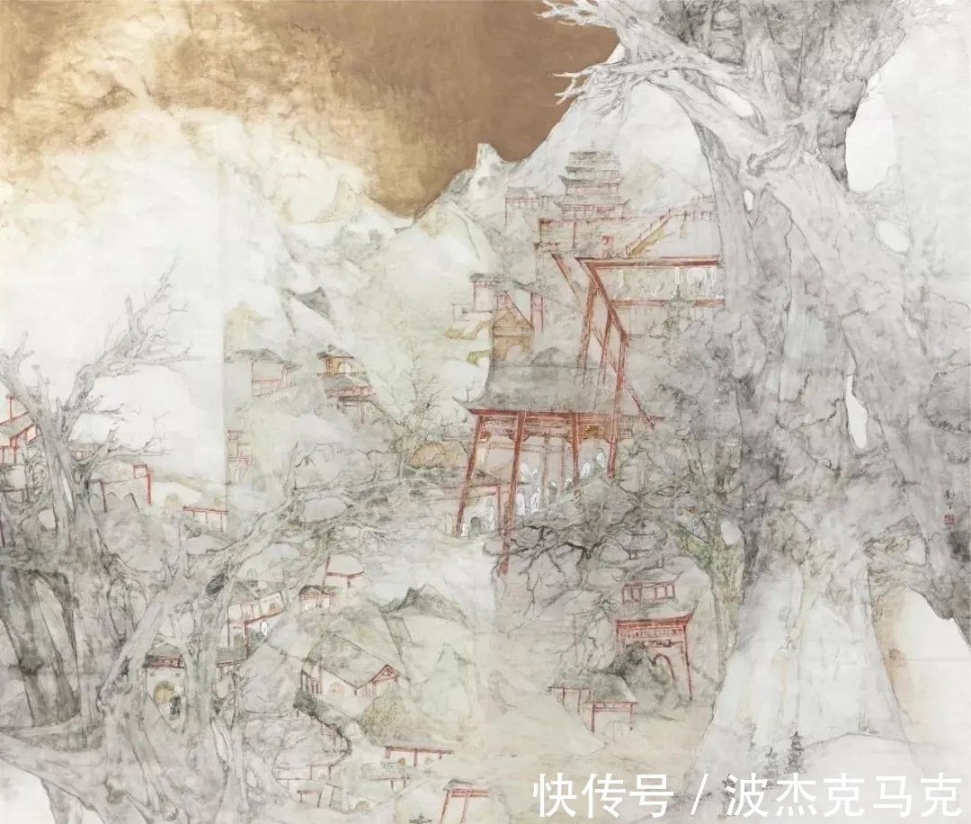 身材|她有姣好的面容、模特的身材,然而她却选择了艰辛的山水画艺术