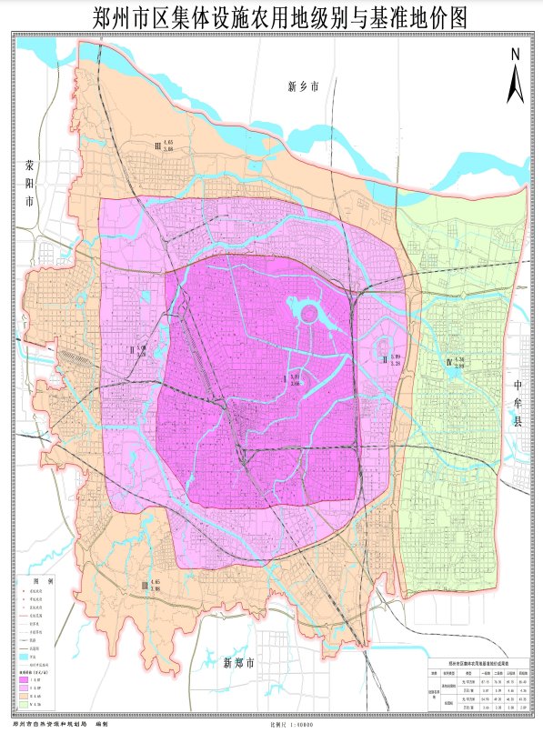 林地|官宣：郑州中心城区最新基准地价标准发布！